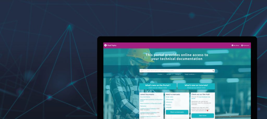 screenshot of Fluid Topics